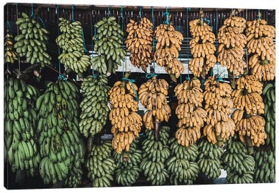 Banana Stand, Guatemala Canvas Art Print - Central America
