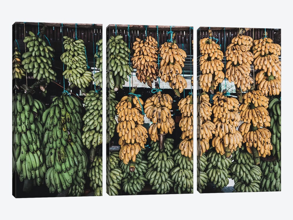 Banana Stand, Guatemala by Luke Anthony Gram 3-piece Canvas Art