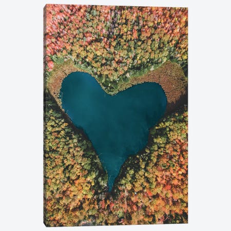 Heart Lake Canvas Print #GRM167} by Luke Anthony Gram Canvas Artwork
