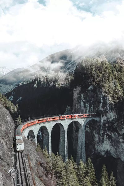 Luke Anthony Gram: Landwasser Viaduct, Switzerland by Luke Anthony Gram