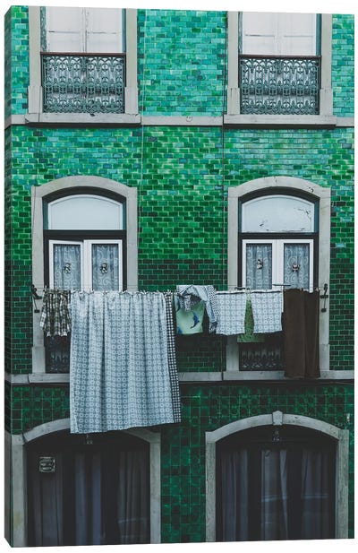 Lisbon, Portugal Canvas Art Print - Green with Envy