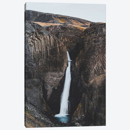 Litlanesfoss, Iceland Canvas Print #GRM176} by Luke Anthony Gram Canvas Art Print