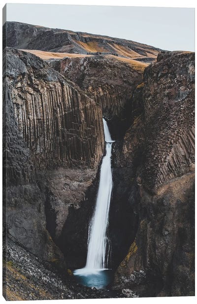 Litlanesfoss, Iceland Canvas Art Print - Luke Anthony Gram