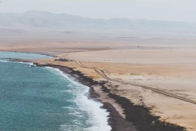 Paracas, Peru by Luke Anthony Gram metal wall art