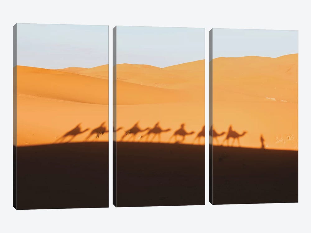 Sahara Desert, Morocco 3-piece Canvas Art