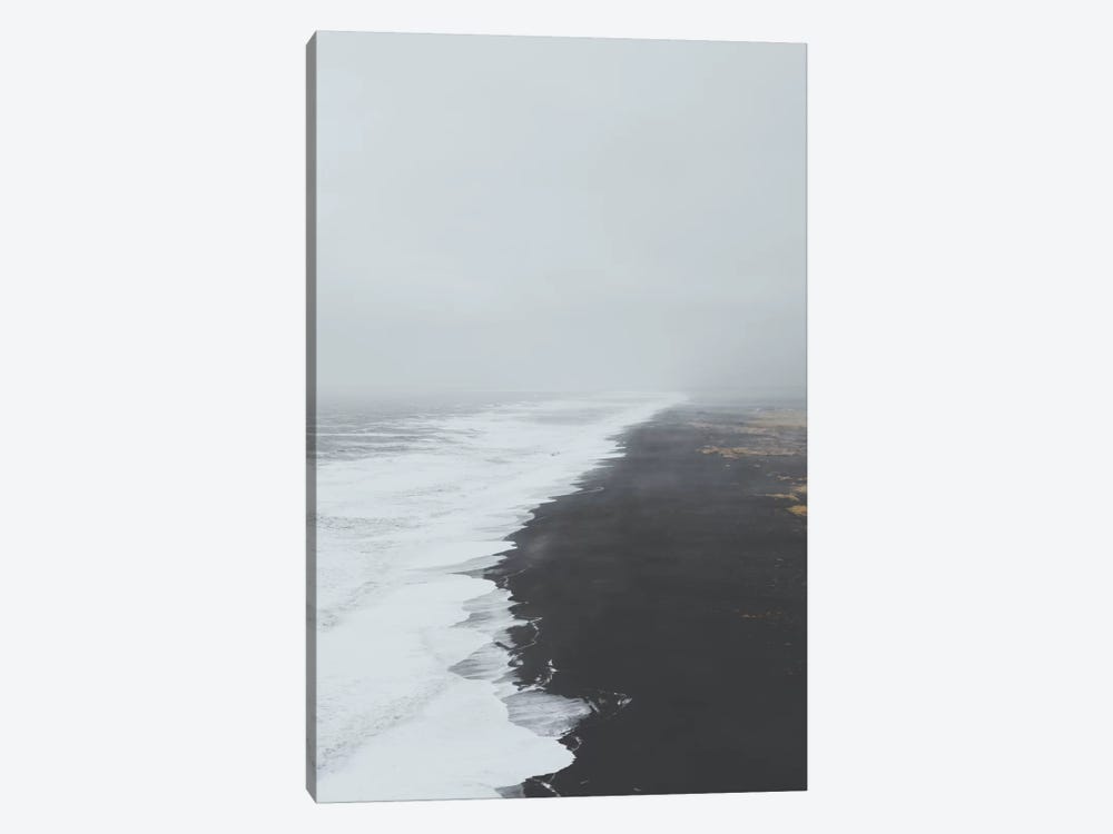Black Sand Beach, Iceland by Luke Anthony Gram 1-piece Canvas Artwork