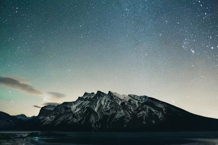 Lake Minnewanka, BC by Luke Anthony Gram wall art