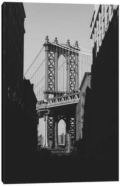 Brooklyn Bridge, NYC Canvas Art Print - Industrial Art