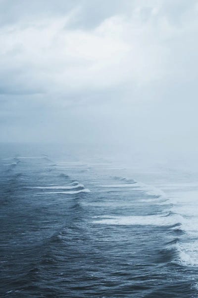 Luke Anthony Gram: Stormy New Zealand Coast by Luke Anthony Gram