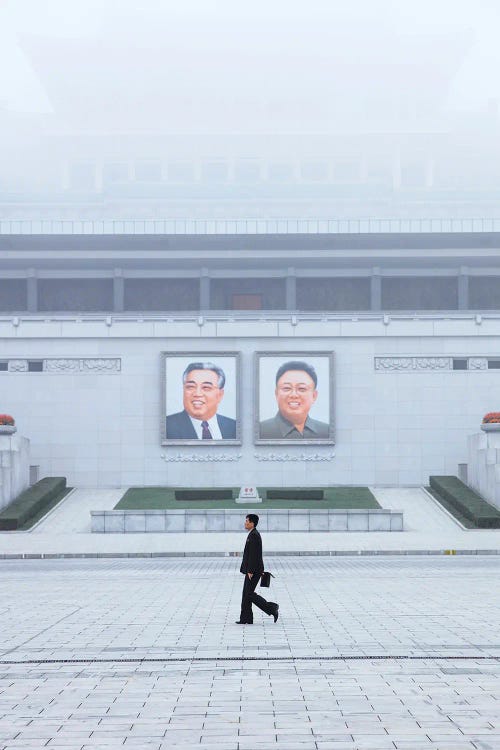 Kim Il Sung Square, North Korea by Luke Anthony Gram wall art