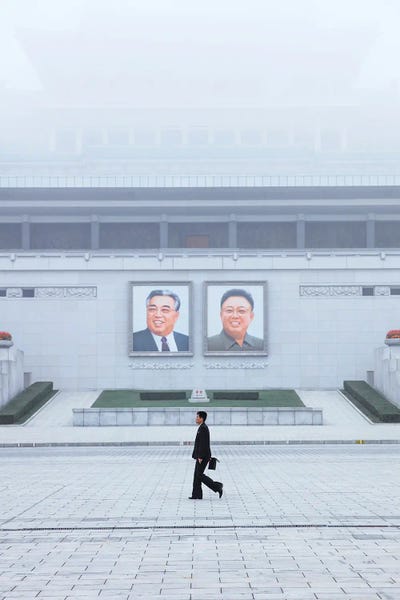 Luke Anthony Gram: Kim Il Sung Square, North Korea by Luke Anthony Gram