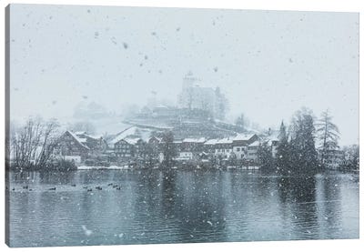 Buchs, Switzerland Canvas Art Print - Snow Art