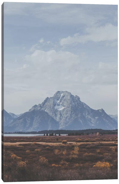 Grand Tetons, Wyoming II Canvas Art Print - Teton Range Art