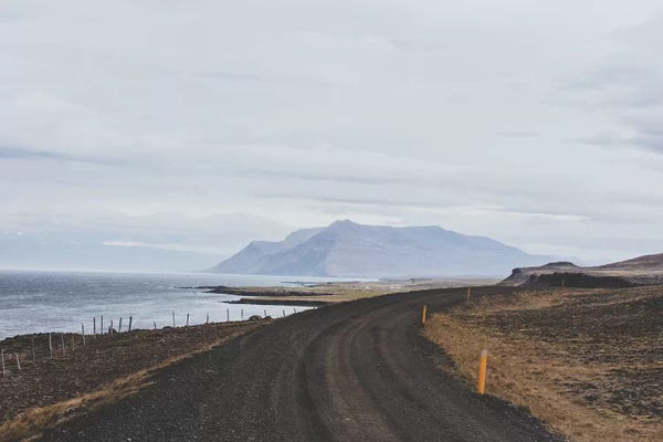 Luke Anthony Gram: Icelandic Coastal Road by Luke Anthony Gram