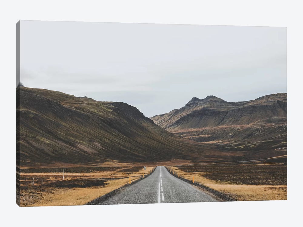 Icelandic Country Road by Luke Anthony Gram 1-piece Canvas Art Print