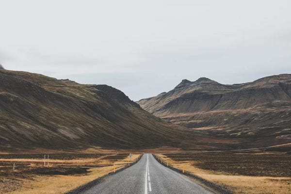 Luke Anthony Gram: Icelandic Country Road by Luke Anthony Gram