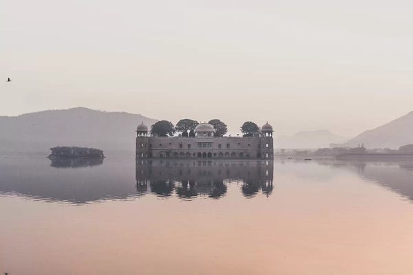 Luke Anthony Gram: Jal Mahal, India I by Luke Anthony Gram