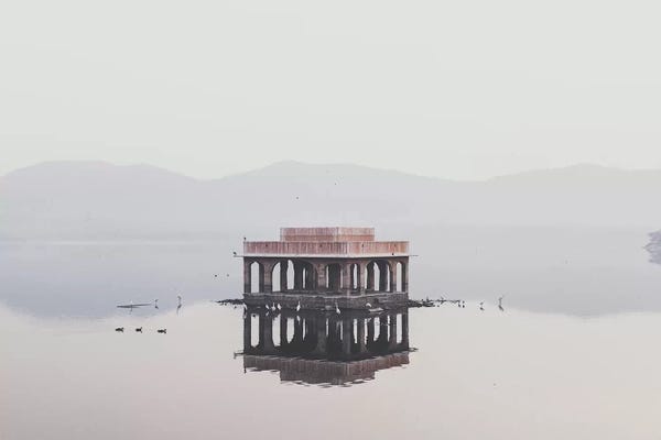 Dereliction: Jal Mahal, India II by Luke Anthony Gram