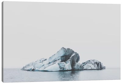 Jökulsárlón, Iceland Canvas Art Print - Glacier & Iceberg Art