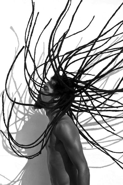 Large Art for Bathroom - Canvas Prints: Locs by Gregory Prescott