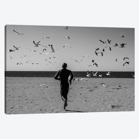 Victor With Birds Canvas Print #GRP26} by Gregory Prescott Canvas Art