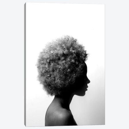 Blond Afro Canvas Print #GRP39} by Gregory Prescott Canvas Wall Art