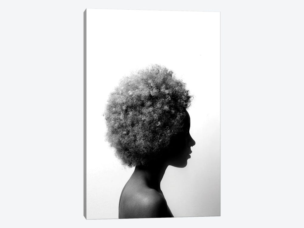 Blond Afro by Gregory Prescott 1-piece Canvas Wall Art