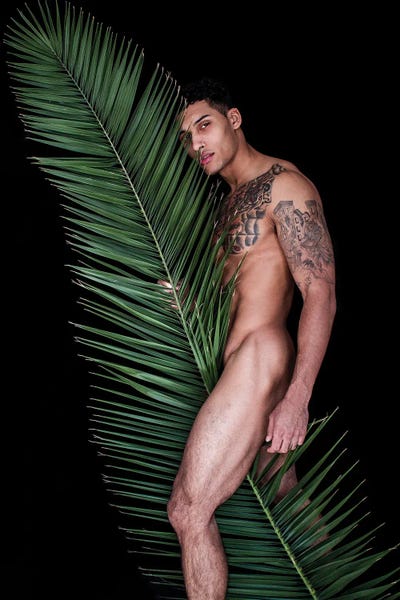 Gregory Prescott: Austin With Palm by Gregory Prescott