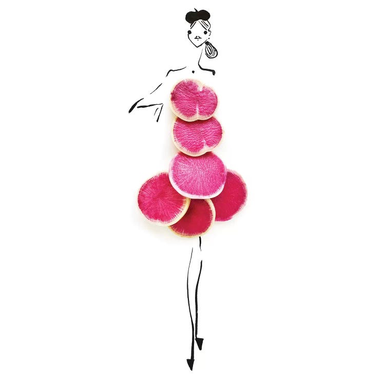 Watermelon Radish by Gretchen Roehrs wall art