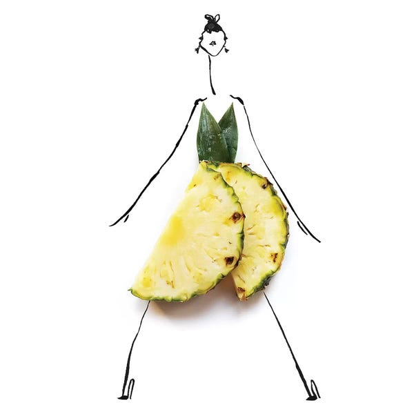 Minimalist Photography: Yellow Pineapple by Gretchen Roehrs