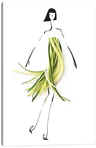 Zucchini Canvas Art Print - Fashion Photography