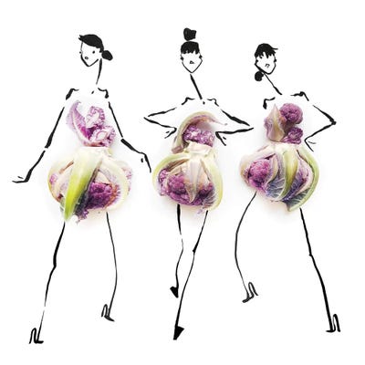 Cauliflower I by Gretchen Roehrs art print