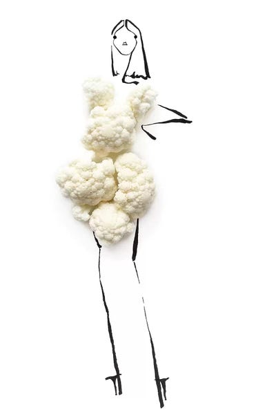 Gretchen Roehrs: Cauliflower II by Gretchen Roehrs