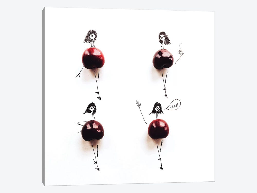 Cherry by Gretchen Roehrs 1-piece Art Print
