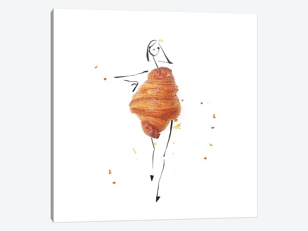 Croissant by Gretchen Roehrs 1-piece Canvas Wall Art