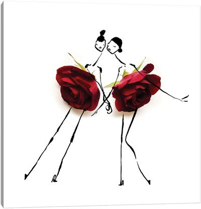 Dior Love Campaign Canvas Art Print - Gretchen Roehrs