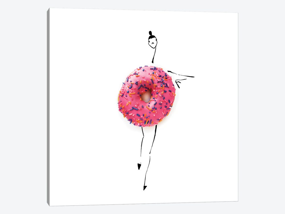 Donut by Gretchen Roehrs 1-piece Canvas Print