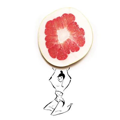 Grapefruit by Gretchen Roehrs acrylic art print