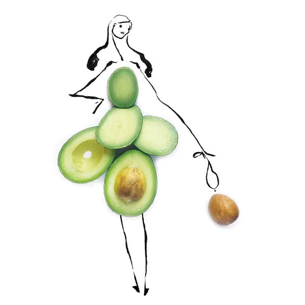 Minimalist Photography: Green Avocado by Gretchen Roehrs