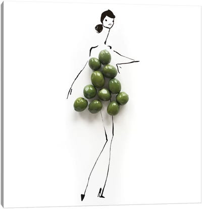 Green Olives Canvas Art Print - Gretchen Roehrs