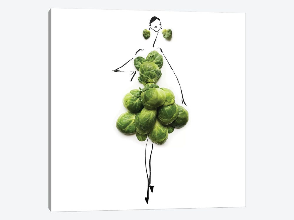 Green Sprouts by Gretchen Roehrs 1-piece Canvas Print
