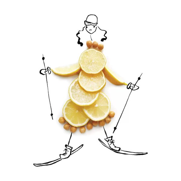 Gretchen Roehrs: Hummus Ski by Gretchen Roehrs