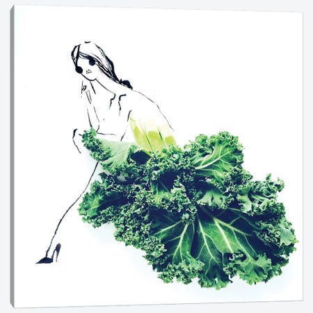 Kale I Canvas Print #GRR48} by Gretchen Roehrs Canvas Art Print