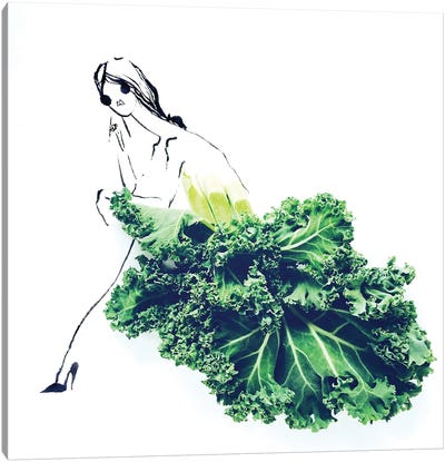 Kale I Canvas Art Print - Good Enough to Eat