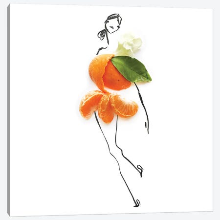Orange Canvas Print #GRR60} by Gretchen Roehrs Canvas Art Print