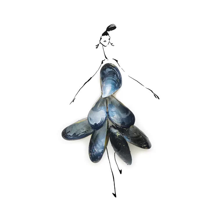 Blue mussels by Gretchen Roehrs wall art