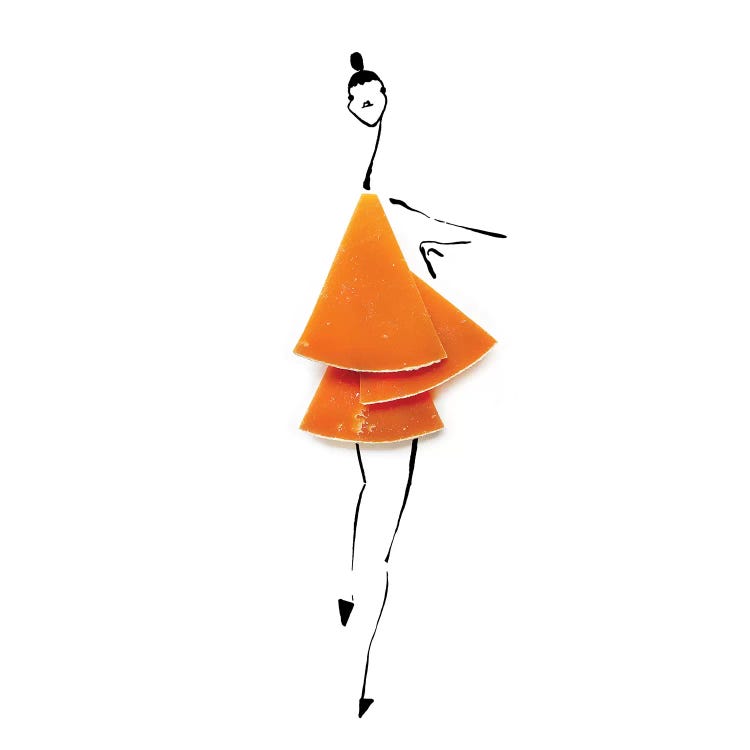 Orange Cheese by Gretchen Roehrs wall art
