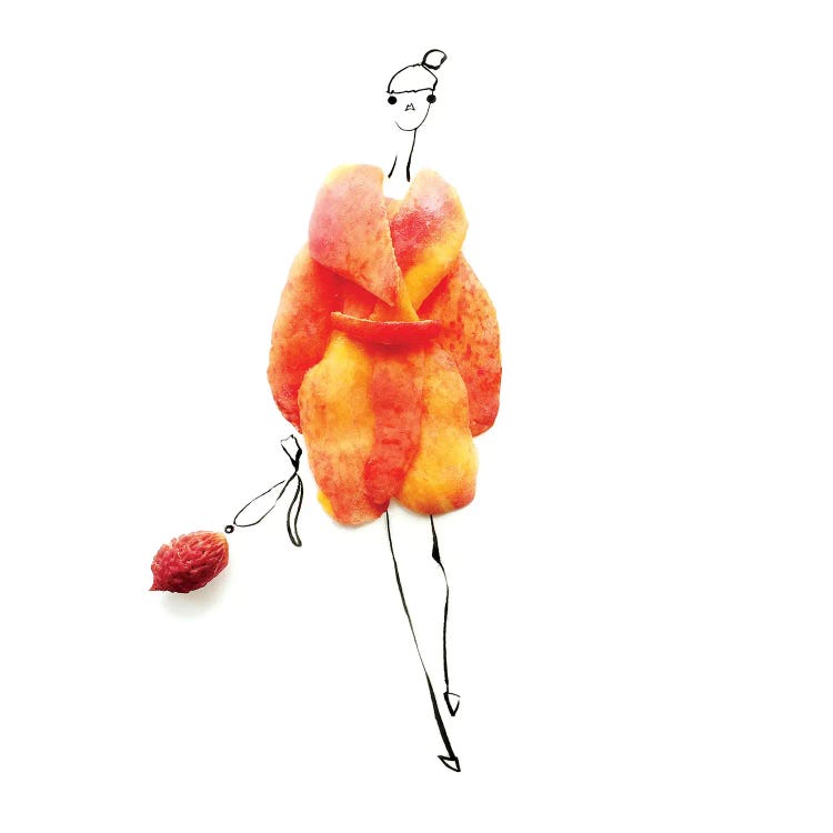 Peach by Gretchen Roehrs wall art