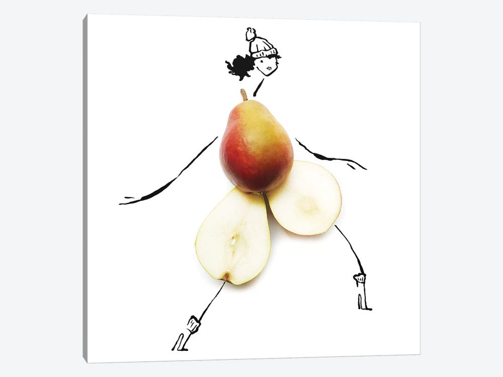 Pear by Gretchen Roehrs 1-piece Canvas Art