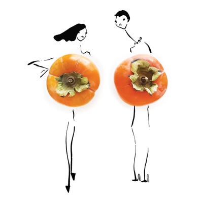 Persimmon by Gretchen Roehrs canvas print